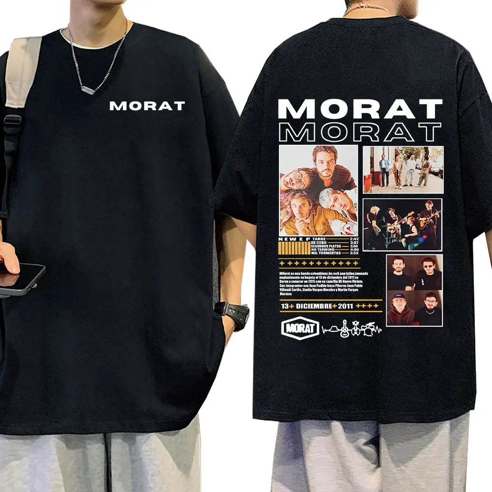 Morat Band Graphic T-shirts Men Women Clothing Fashion Oversized T Shirts Cotton Casual Loose Short Sleeve T-shirt Streetwear