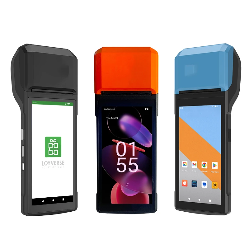 Terminale POS mobile Android 13 portatile Senraise H10S 4G con stampante termica da 58 mm