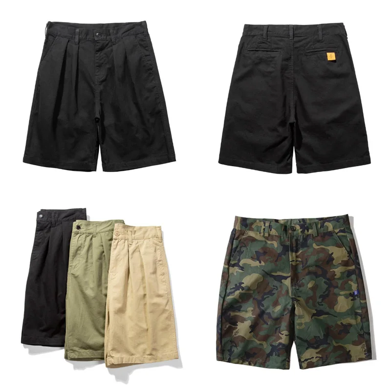 

Solid Color MADNESS Casual Shorts High Quality Summer Loose MDNS Workwear Shorts Send Out in One Day