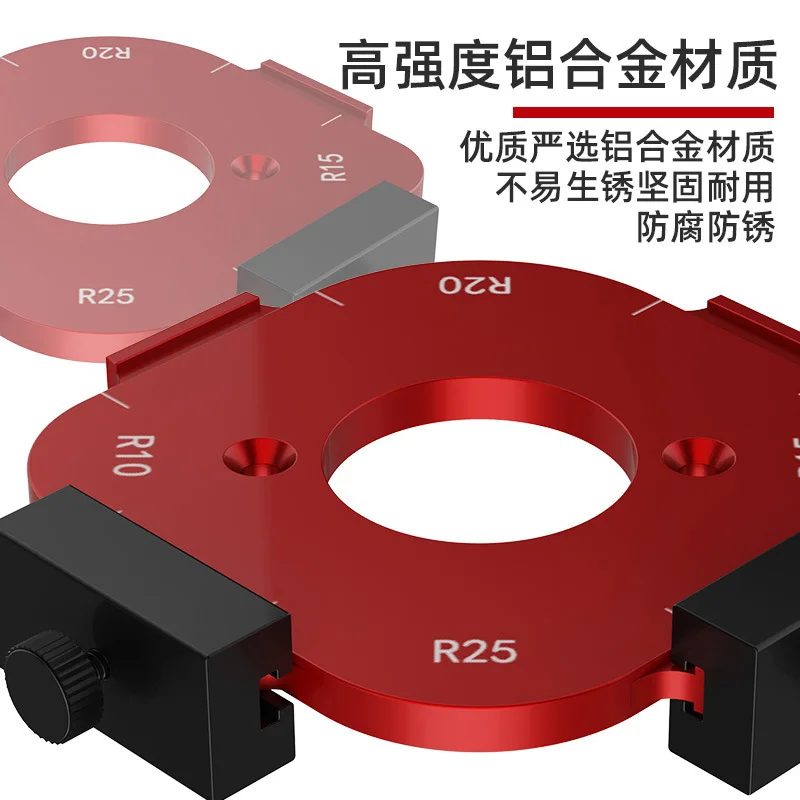 Woodworking rounded corner mold positioning wardrobe corner trimmer manual woodworking construction tool arc chamfer