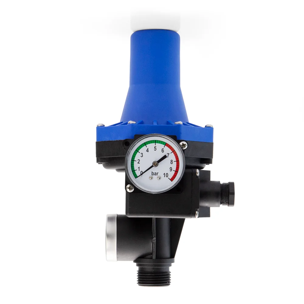 Interruptor de presión de bomba de agua, interruptor de flujo de agua 220V 1.1KW 10bar G1Thread, controlador de bomba de agua inteligente de alta calidad, electrónico
