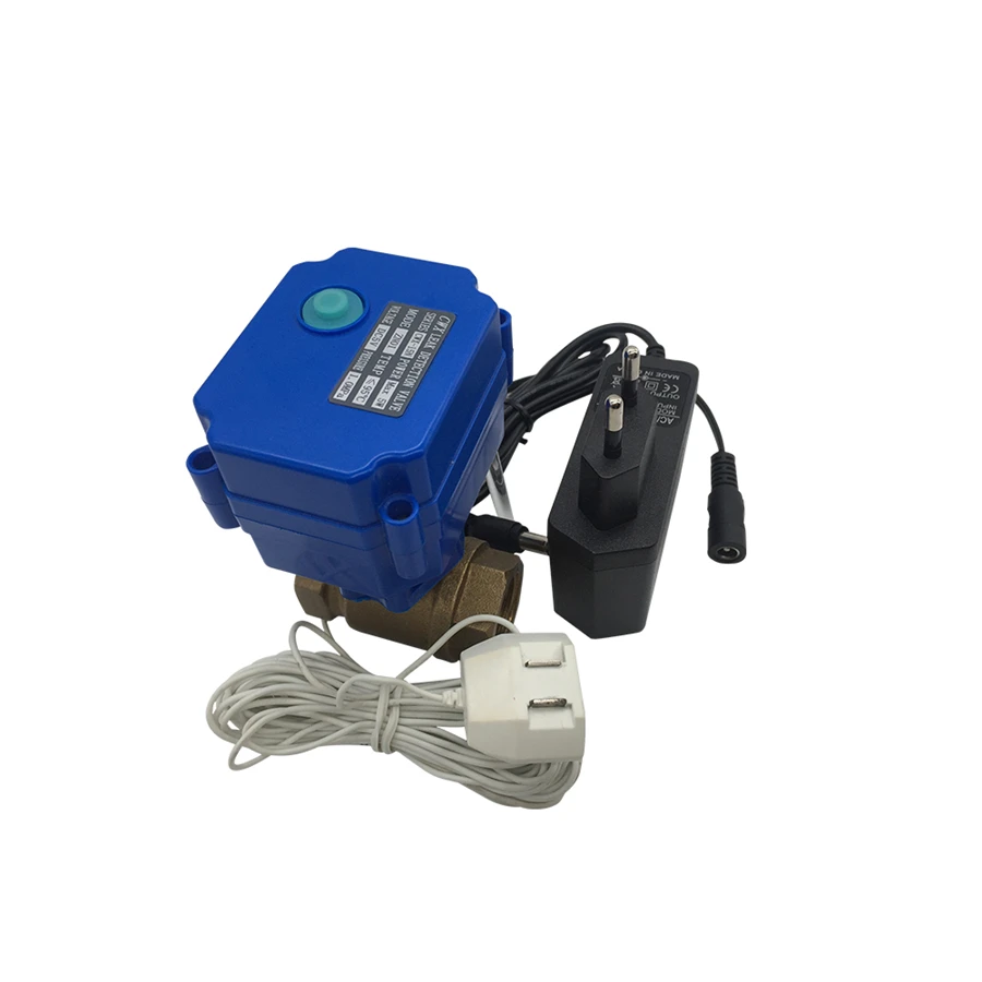 Katup Penghenti Kebocoran Air 5v 220v Dn8 Dn15 Dn20 Dn25 CWX-15N Katup Otomatis Listrik untuk Kebocoran Air