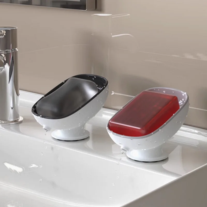 

Набор из 3 мыльниц с защитой от плесени, наклонная конструкция, легко моется, водонепроницаемое хранение мыла для ванной и кемпинга