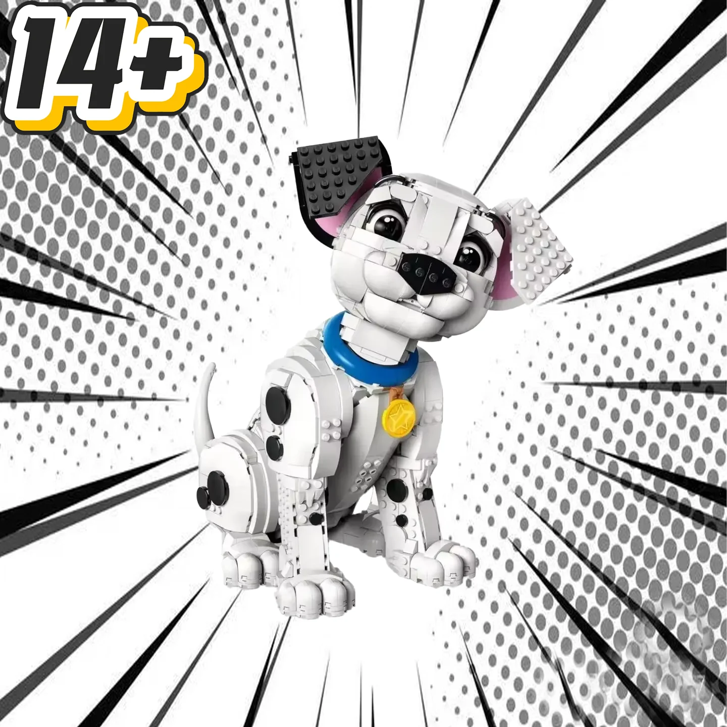 En Stock 43269 dessin animé 101 dalmatiens chiot chien modèle bloc de construction briques à monter soi-même 1722 pièces pour enfants cadeau d'anniversaire de noël