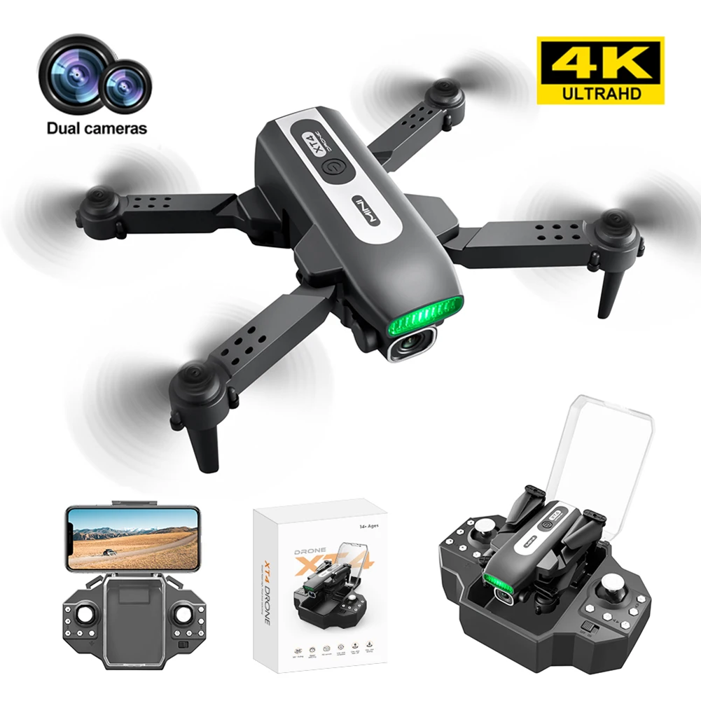 

XT4 Mini HD Aerial-Drone Aerial Photography With Storage Case 360° Flip Speed Adjustment Quadcopters For Outdoor Travel