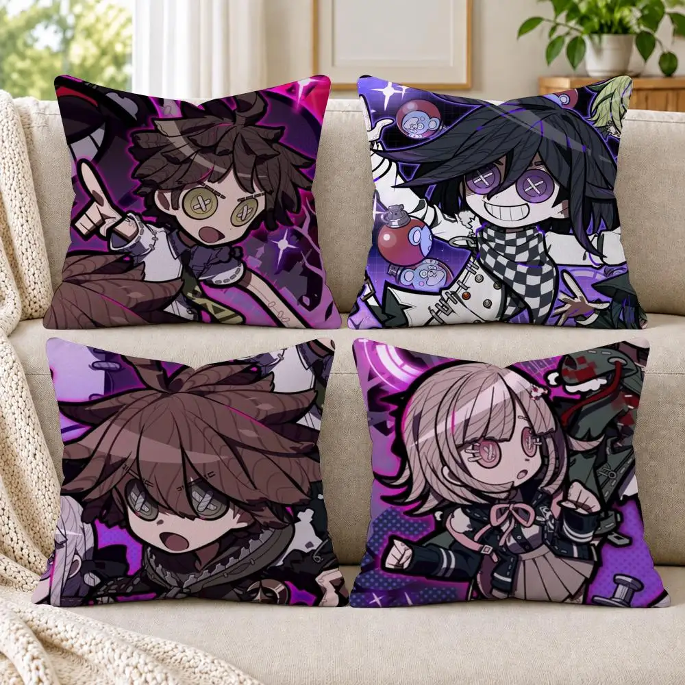 I-IdentityS V Cool Cushion Cover Short Plush Double-Sided Printing Sofa Bedroom Pillow Case Aesthetic Home Decor