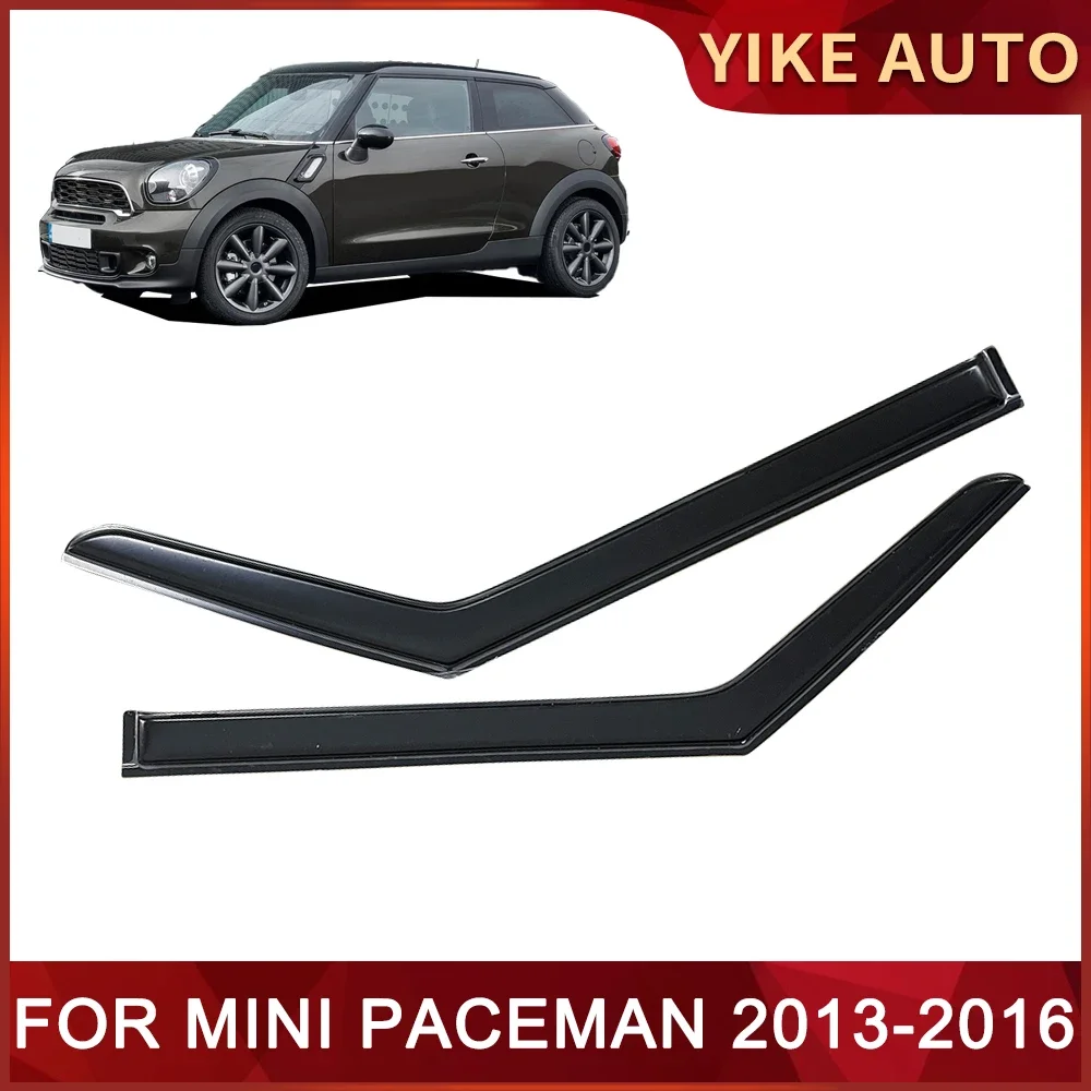 Window Visor for MINI Paceman 2013-2016 R61 Weathershied Door Visor Wind Sun Rain Guards Side Window Wind Deflectors