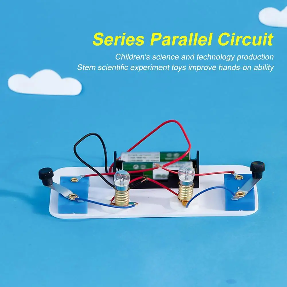Physics Science Experiment Assembly Electric Circuit Modle Model Educational Toys for Children Puzzle Technology Project DIY Kit