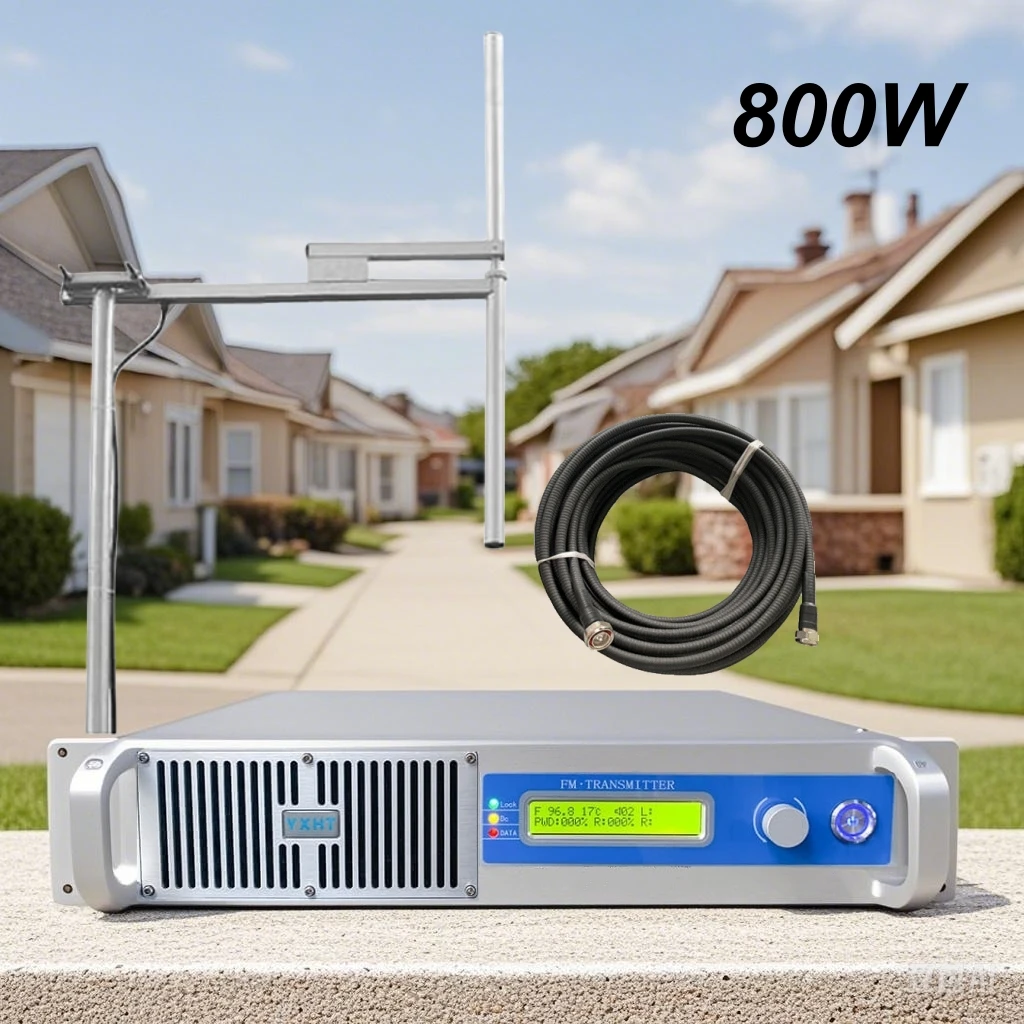 

YXHT-1, 800W FM Transmitter Broadcast Kit – 800W High-Power Solution for Radio Stations