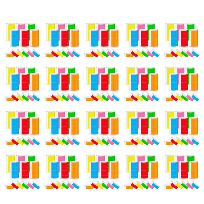 【Горячие товары】12000 шт. водонепроницаемые ремешки на руку неоновые браслеты для мероприятий концертные браслеты клейкие браслеты для вечеринки