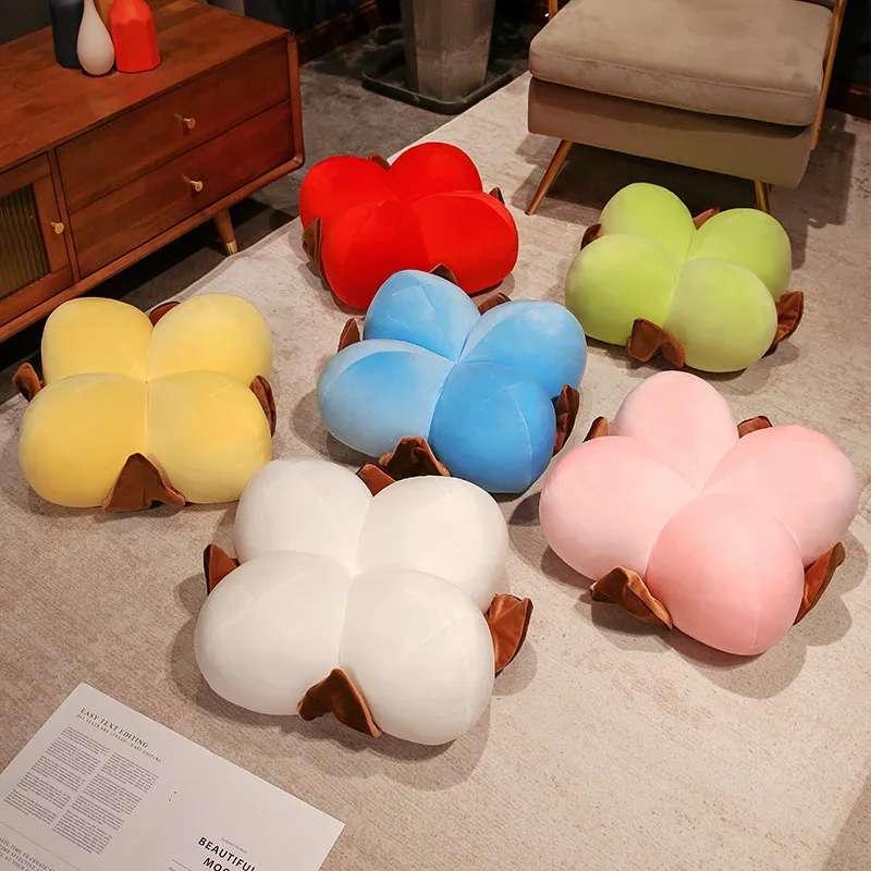 Cotton futon seat cushion thickened butt soft cushion tatami bay window balcony floor seat pier Nordic home seat cushion