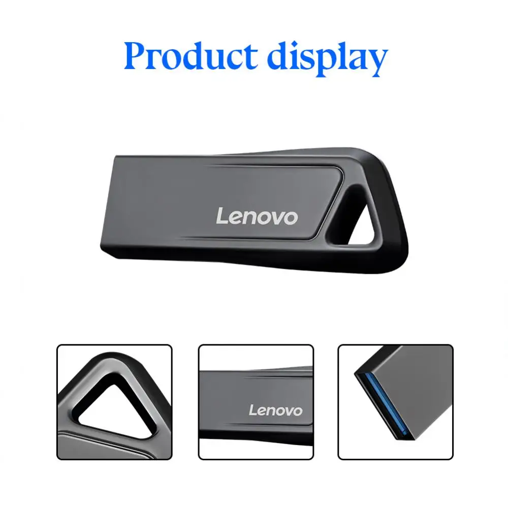 Lenovo-USB Flash Drive, Memory Stick de Alta Velocidade, Memory Stick USB 3.0, 512GB, 256GB, 2TB