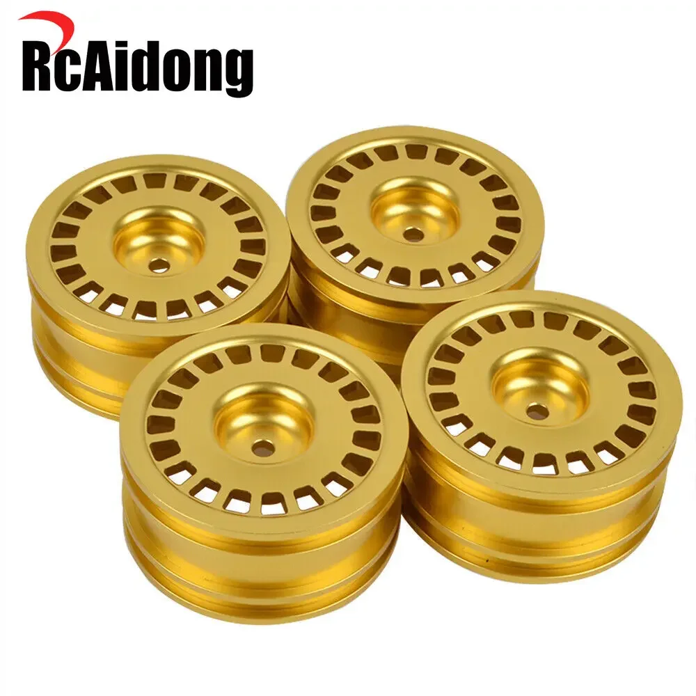 

RcAidong Aluminum Alloy Tires Hub Wheel Rims for Tamiya TT-02 XV-01 TT02S TL01 1/10 RC Touring Car