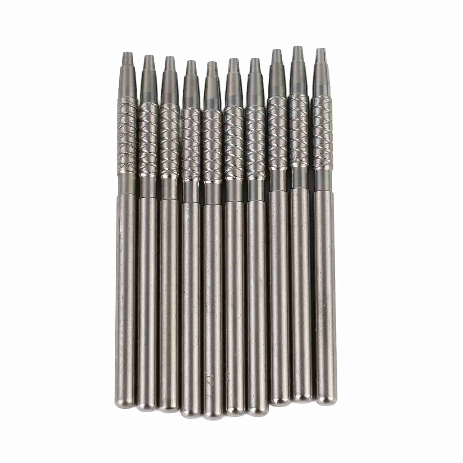10pcs Stainless Steel Watch Hands Fitting Setting Presser Professional Watch Repair Tool