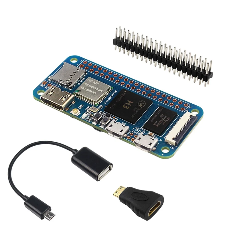 Banana Pi M2 Zero Allwinner H2+/H3 Quad-Core Cortex-A7 512MB DDR 3 SDRA WiFi BT UART Same Size As Raspberry Pi Zero 2 W