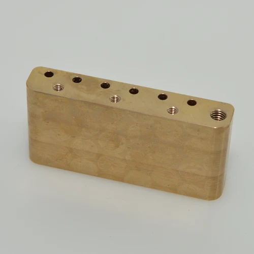 Imagen 2 del producto Base de guitarra eléctrica, bloque de latón sólido Ultra completo para puente de sistema trémolo de guitarra eléctrica ST