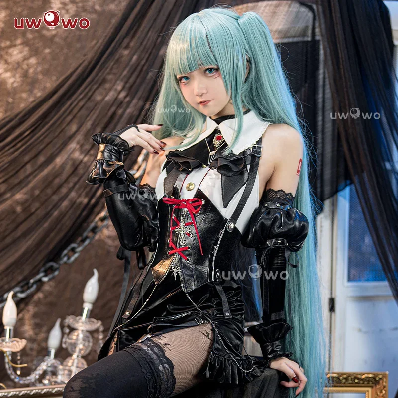 SN55LAST BATCH UWOWO Mikku Cosplay Fanarts Gothic Witchh Costumi Cosplay di Halloween Set completo $ 5Q @ 1