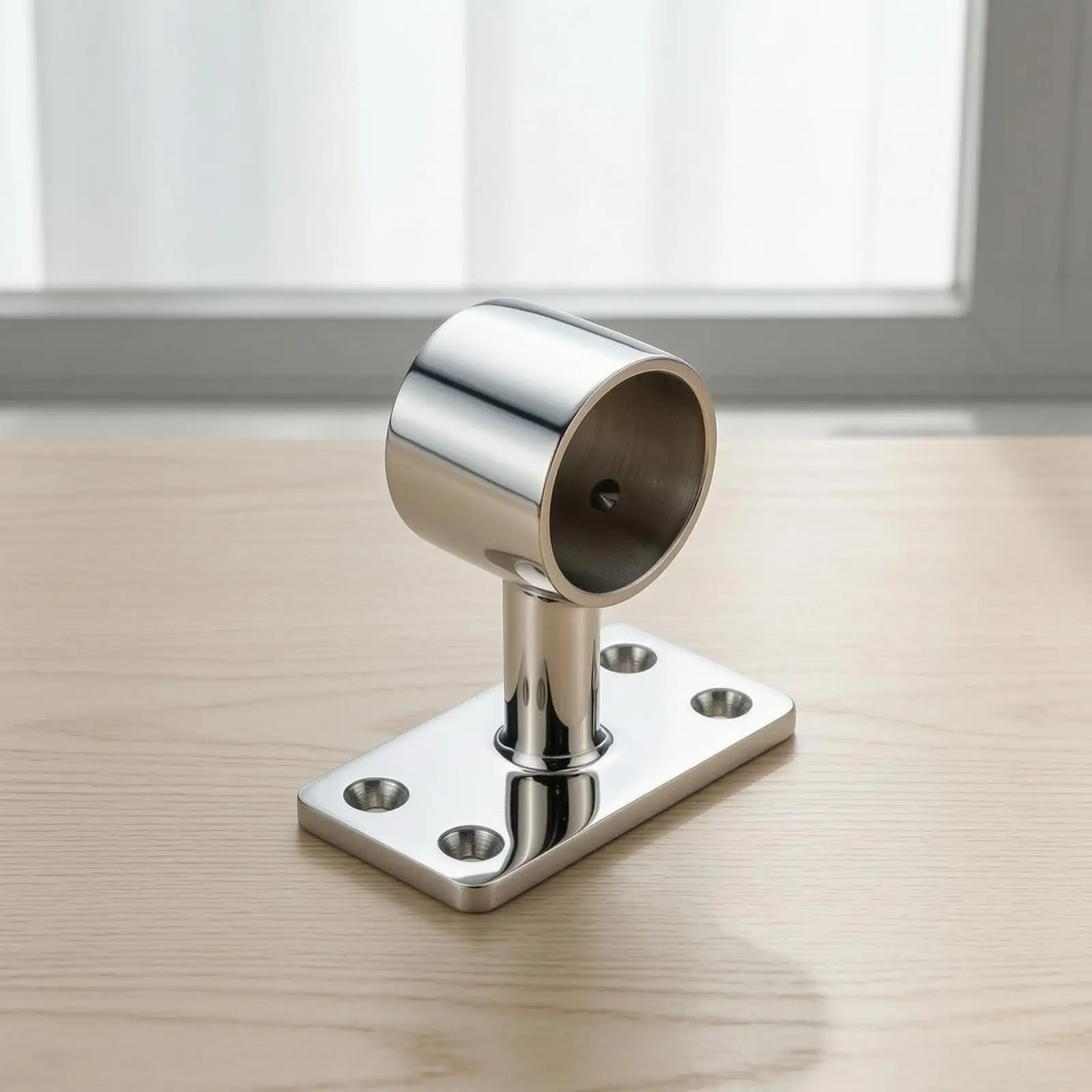 Handrail Bracket with Rectangular Base Stainless Steel 316 Grade for Boat Owners