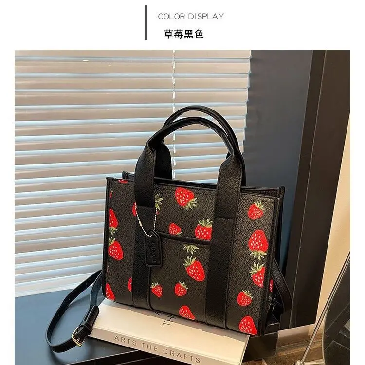 

Fashionable Women's Printed Tote Bag 2025 - French Chic Design & High Aesthetic, Stylish Shoulder Bag for Daily Commute