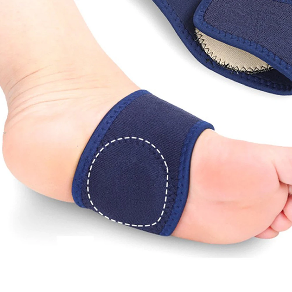 

Flat Feet Pad Shoe Insoles Foot Silicone Arch Support Strap Plantar Brace Cushion Correction