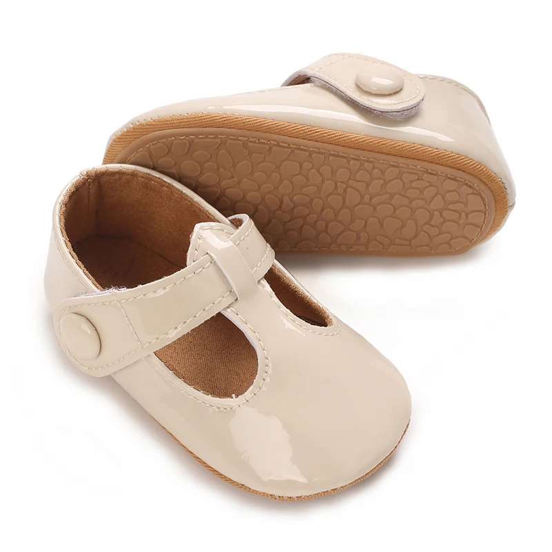 5-Farben neue 0-18mmonate rretr Mary Jane Frühling Babys chuhe Pu Neugeborene Mädchen Schuhe erste Wanderer Prinzessin Bowknot Baby Prewalke – Detail 17