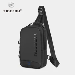 Lifetime Warranty Chest Bag For Men Cool Style Men Shoulder Bag 9.7inch IPad Bag Casual Male Crossbody Bag Lightweigt Mini Bags
