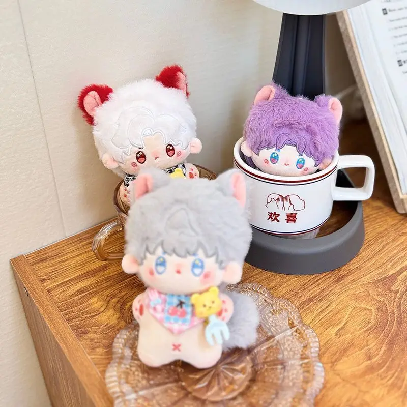 10cm Keychain Plushes Doll Game Love and Deepspace Rafayel Cotton Mini Doll Fans Otome Game Send Friends Gift Stuffed Body Xmas