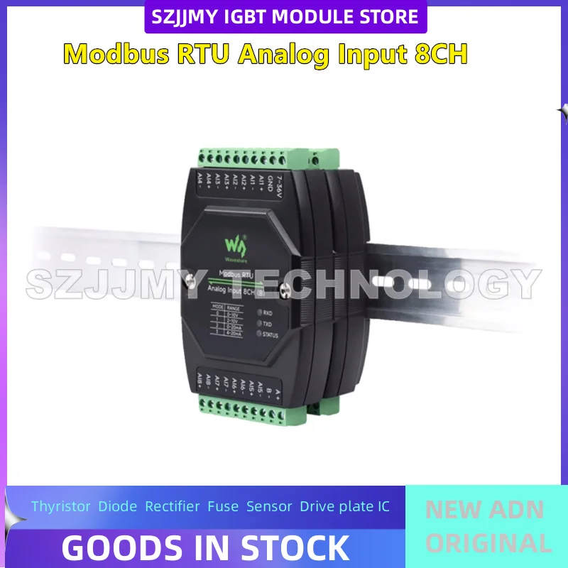 NUOVO ORIGINALE IN MAGAZZINO Modulo di acquisizione analogica a 8 canali di livello industriale tensione e corrente Protocollo RS485 Modbus RTU