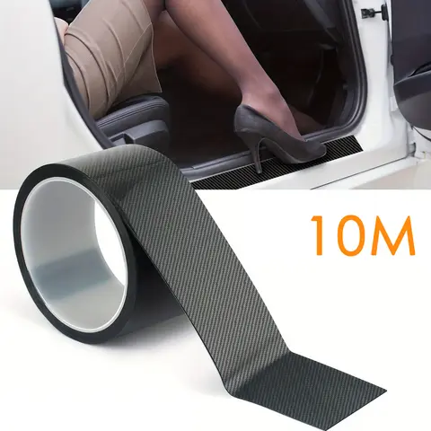 1-10m 나노 탄소 섬유 자동차 3D 랩 테이프 스티커 도어 미러 붙여 넣기 보호기 스트립 DIY 보호 필름 방수 접착 비닐