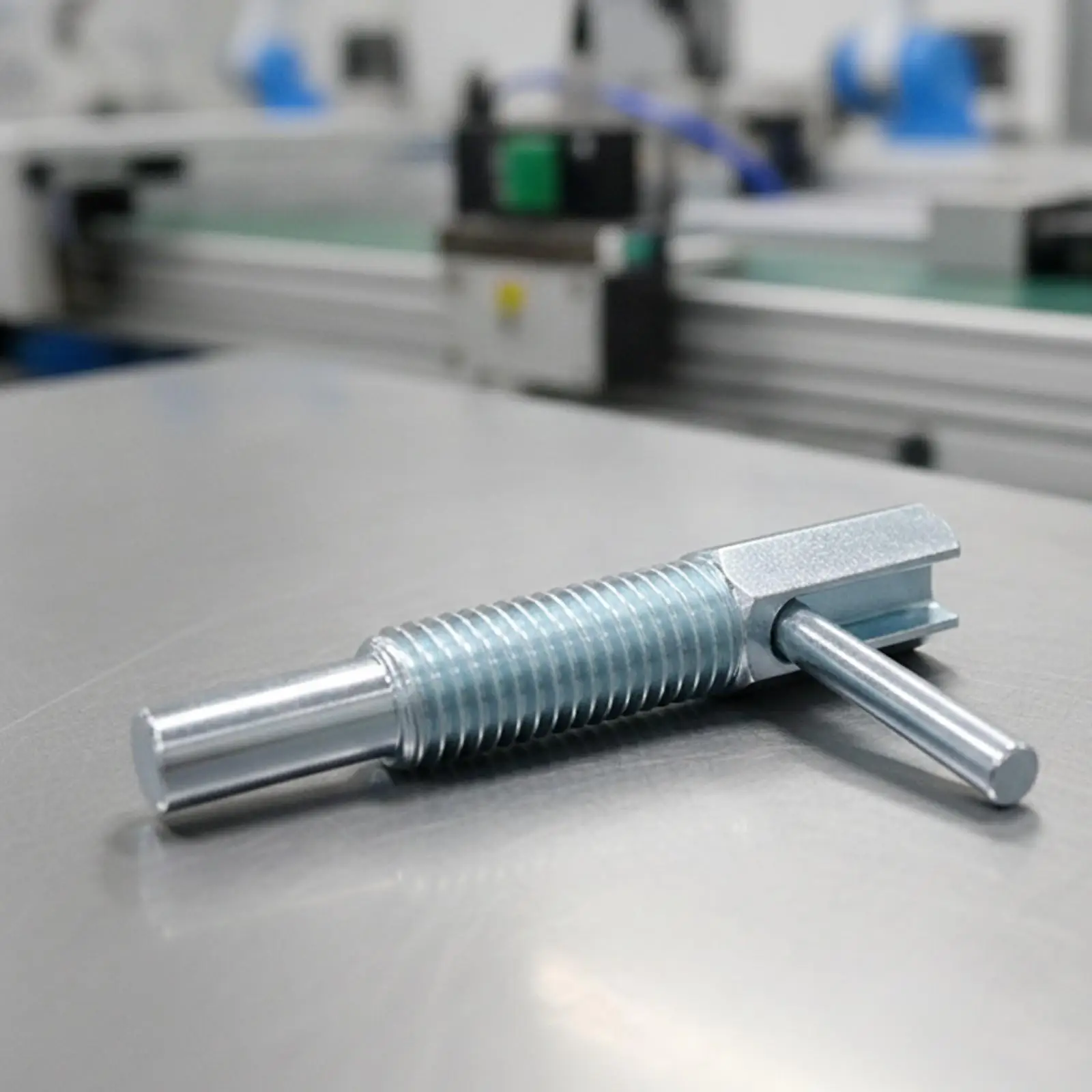 Heavy Duty Safety Lock Pin for Manual Positioning Stop Locking on Jigs Fixtures and Automated Gear