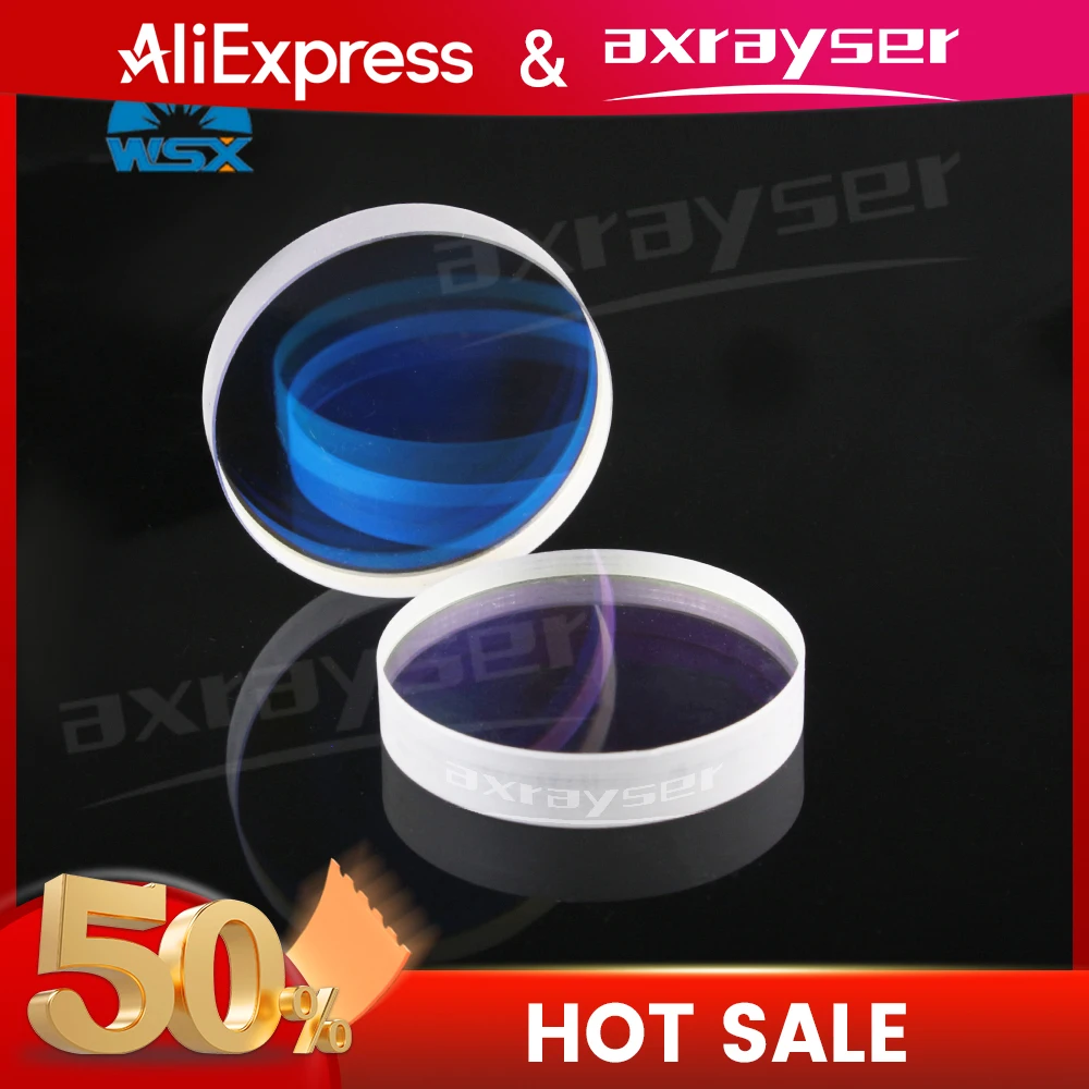 

WSX Origainl Laser Protective Lens 18x2 20x2 30x5 37x7 JGS1 Fused Silica Protection Windows for WSX Laser Cutting Machine