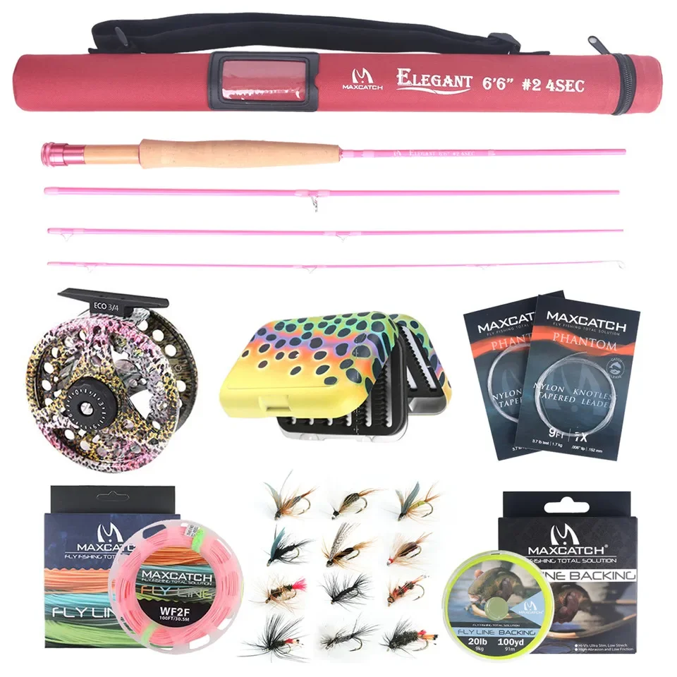 Maximumcatch 6.5ft 2wt/9ft 5wt Elegant Pink Fly Fishing Rod and Reel Combo Medium Fast Fly Rod with Line, Box, Hooks Kit - AliExpress 18 Maximumcatch 6.5ft 2wt/9ft 5wt Elegant Pink Fly Fishing Rod and Reel Combo Medium Fast Fly Rod with Line, Box, Hooks Kit - AliExpress 18
