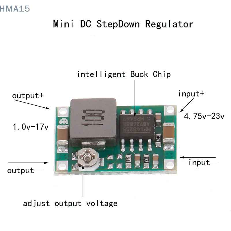 Convertisseur abati eur Volt Sochi 3A MINI DC-DC Convertisseur abati eur 5V-23V à 3.3V 6V 9V 12V