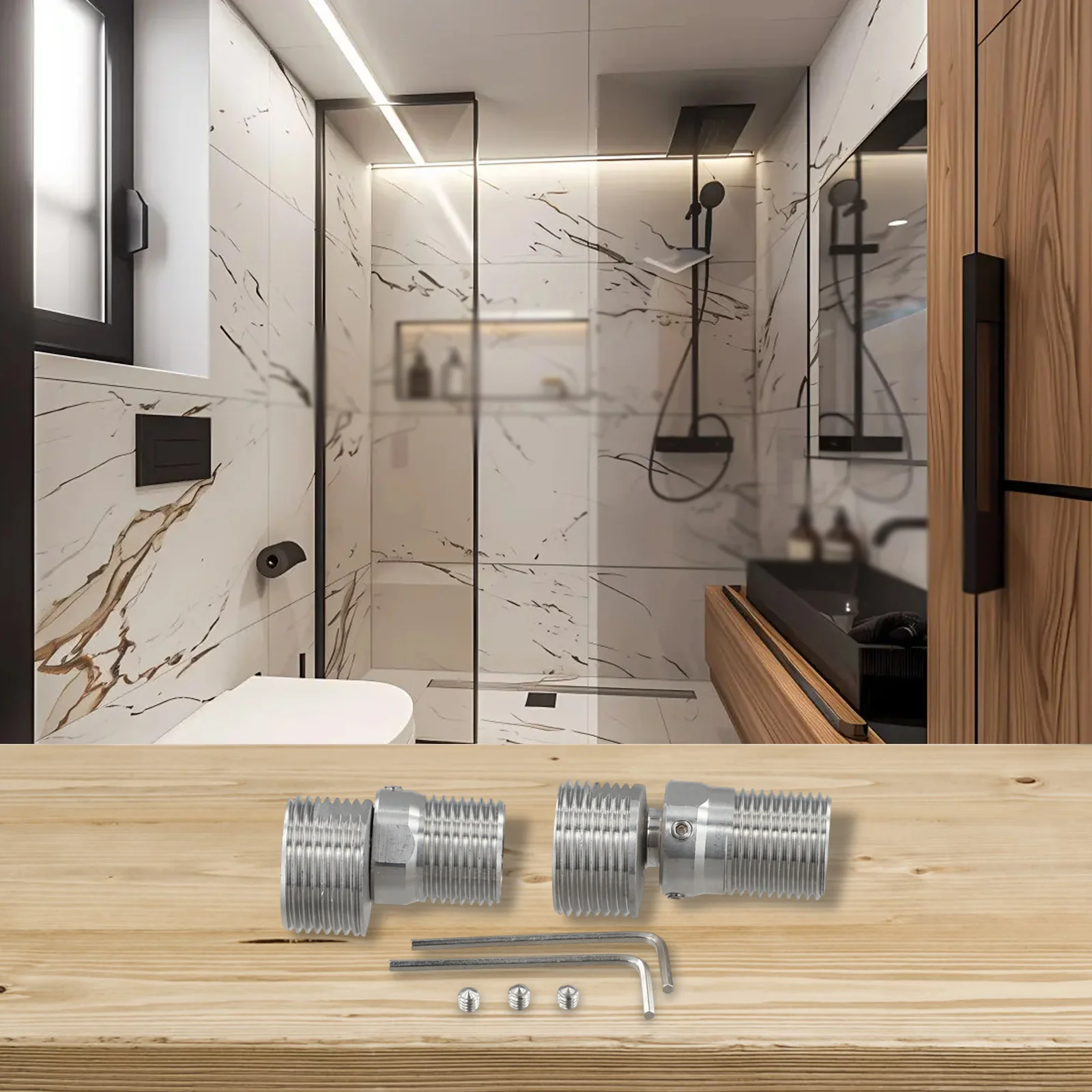 

Вращающийся на 360 градусов герметичный адаптер для крана, обустройство дома, серебро, высокопрочная нержавеющая сталь 304, для прачечной