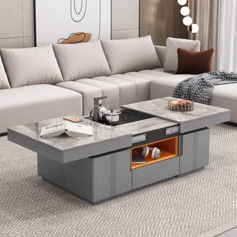 Mesas de centro clásicas multifuncionales, mesas de centro modernas de lujo de estilo nórdico, mesas de centro de diseño vintage, muebles para sala de estar