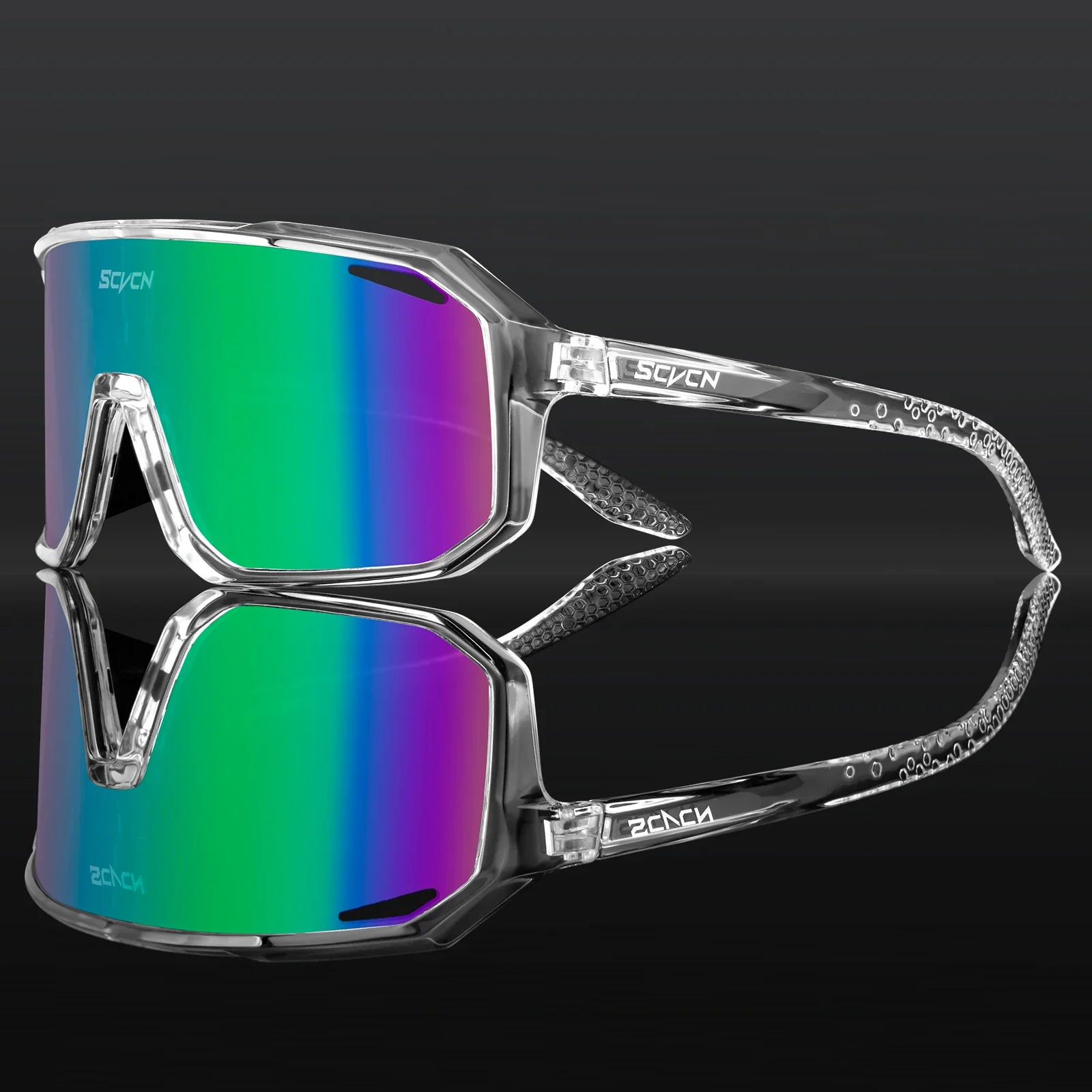 SCVCN Cycl Brille Photochrome Radfahren Sonnenbrille Männer UV400 Brillen Sport MTB Outdoor Brille Fahrrad Brille Frauen Sonnenbrille