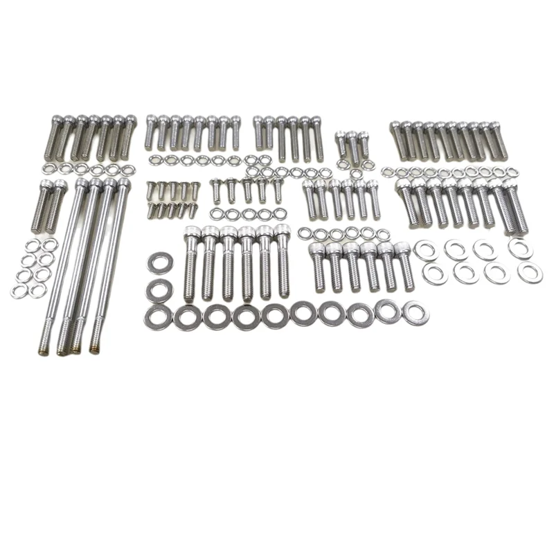 

Motor For Touring Electra Glide Street Glide Road Glide Road King CVO 2007-2016 Stainless Engine Screw Bolt Kit-Boom