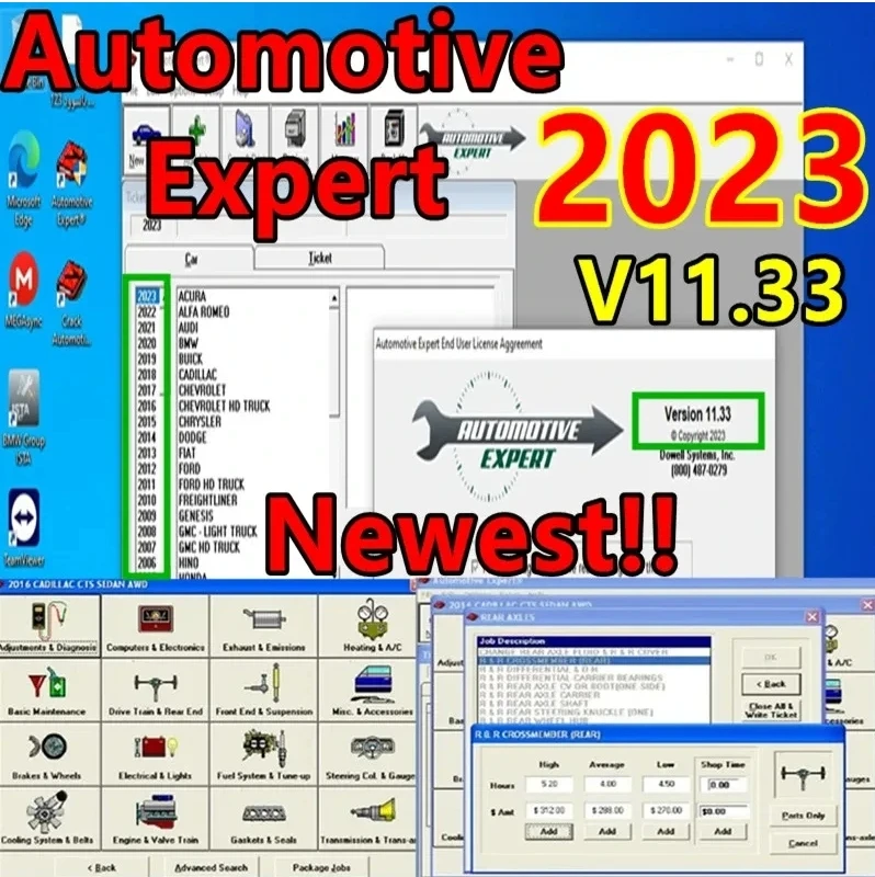 

NEW 2023 Automotive Expert v11.33 tool best Shop Management Software TIME unexpire patch free help install Automotive software