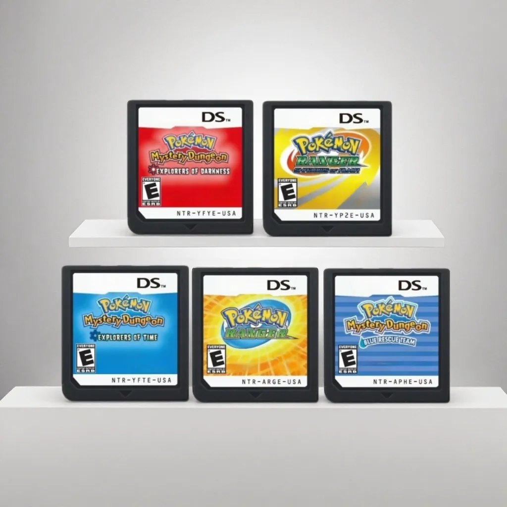 

NDS Game Cartridge,Pokémon Mystery Dungeon - Explorers of Darkness，Shadows of Almia Game Cartridge， Languages En,Fr,De,Es,It