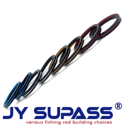 JY SUPASS 5pcs R5 wind check fishing rod building kit Trim Ring For Fuji Reel Seat for rod repair Fishing Rod aluminum part