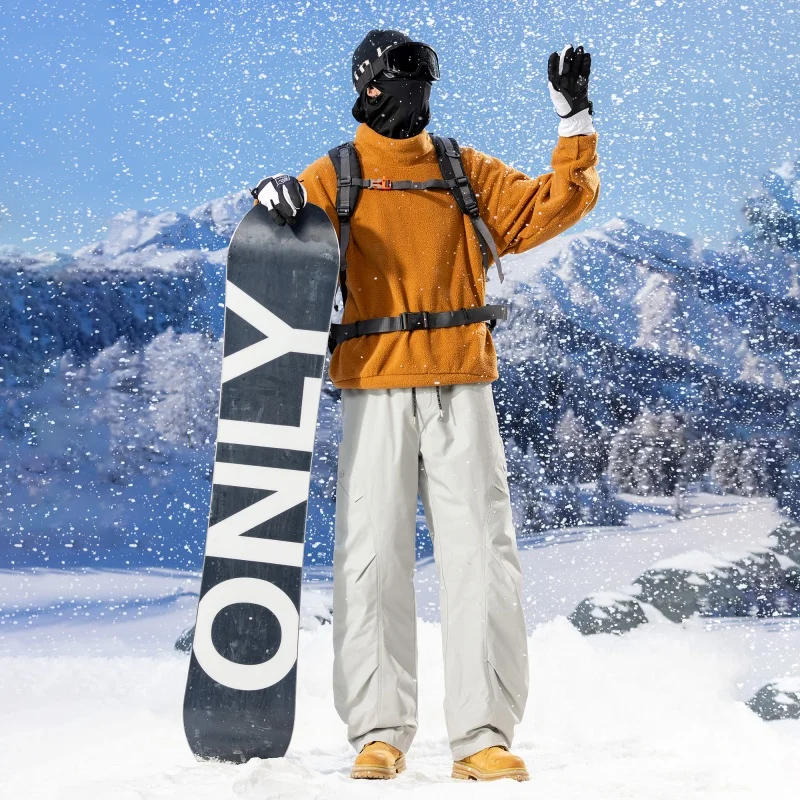Couple Outdoor Cycling Sports Waterproof Hiking Down Pants Winter Fashion Three in One Windproof Soft Shell Warm Down Pants