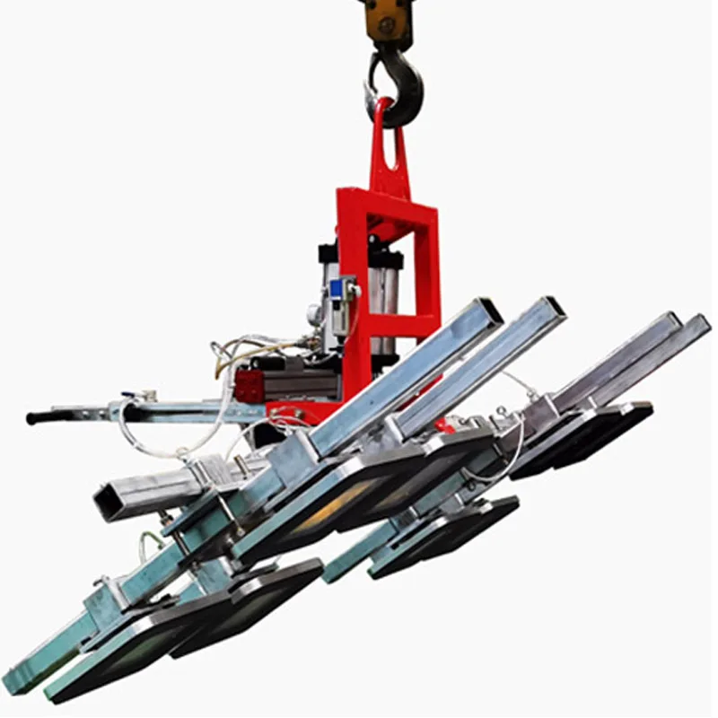 Vacuum suction crane slate cutting and feeding machine