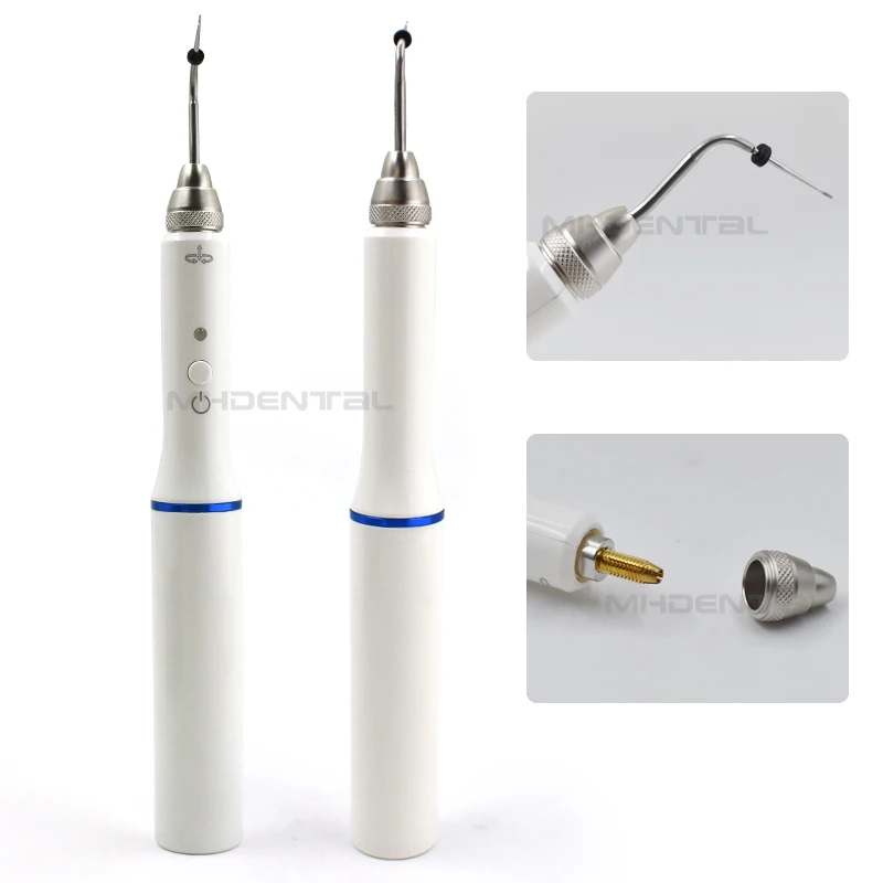 Hot Melt Endodontic Obturation Pen Dental Wireless Gutta Percha Obturation System Endo Heated Pen+ 2 Tips Dentistry Instrument