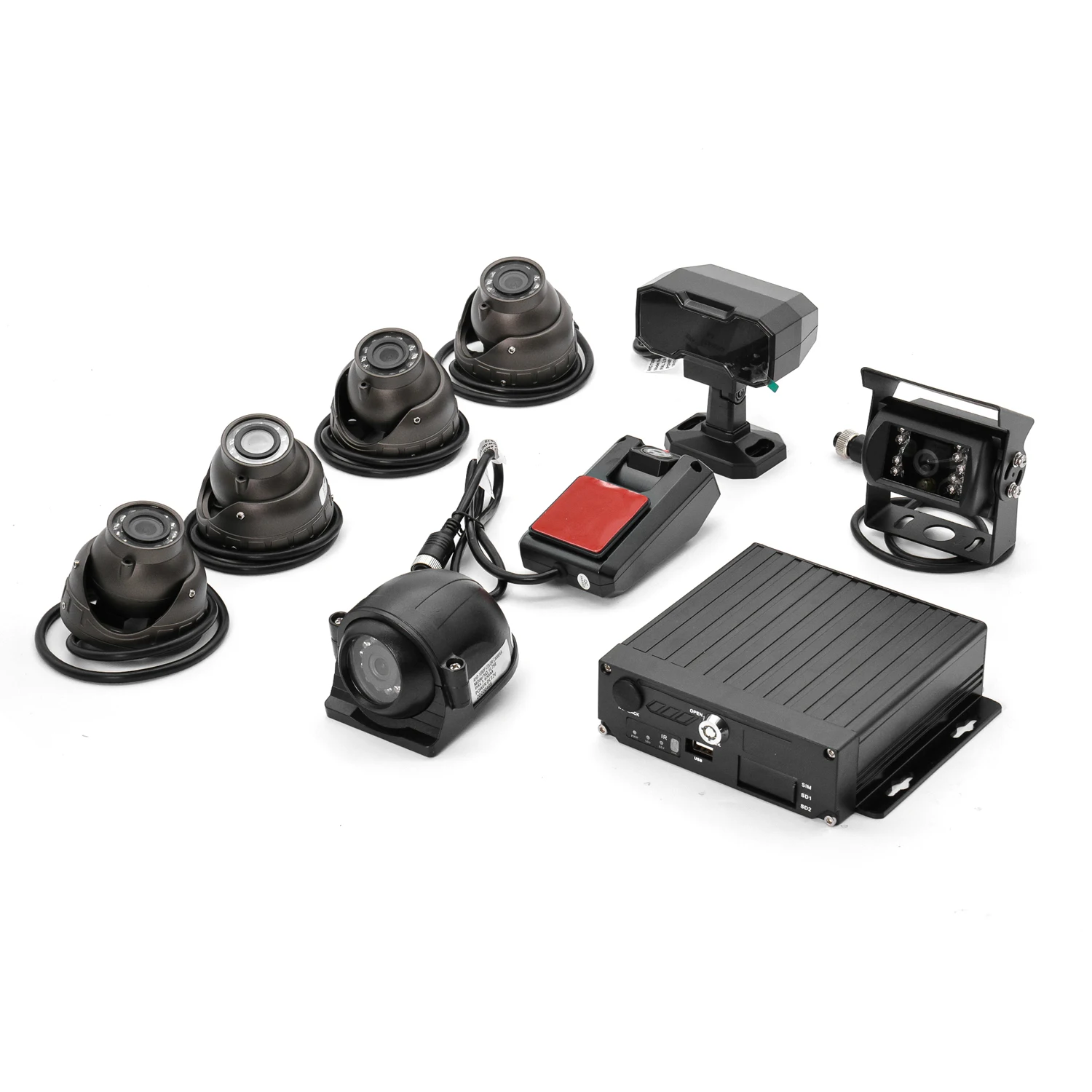 FL&OEM 4G WIFI AI HD MDVR 8CH 1080P/720P Vehicle Digital Recorder Hard Disk HDD AI ADAS DSM Mobile DVR