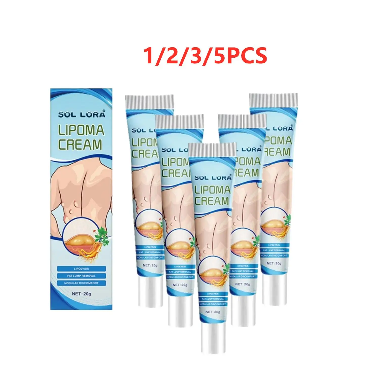 Pomada de labios para eliminar eficazmente los fibroides, crema corporal para disolución de grasa, fácil de usar