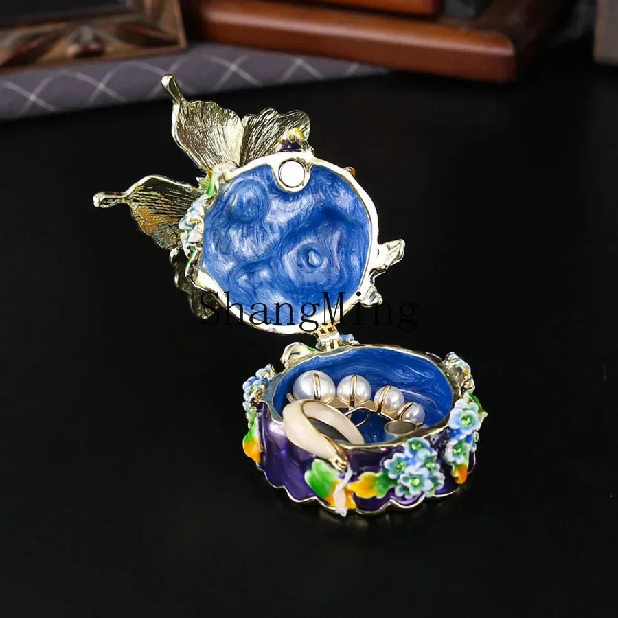 

CL wedding return gift creative home storage box butterfly love flower jewelry storage box butterfly hydrangea decorative box