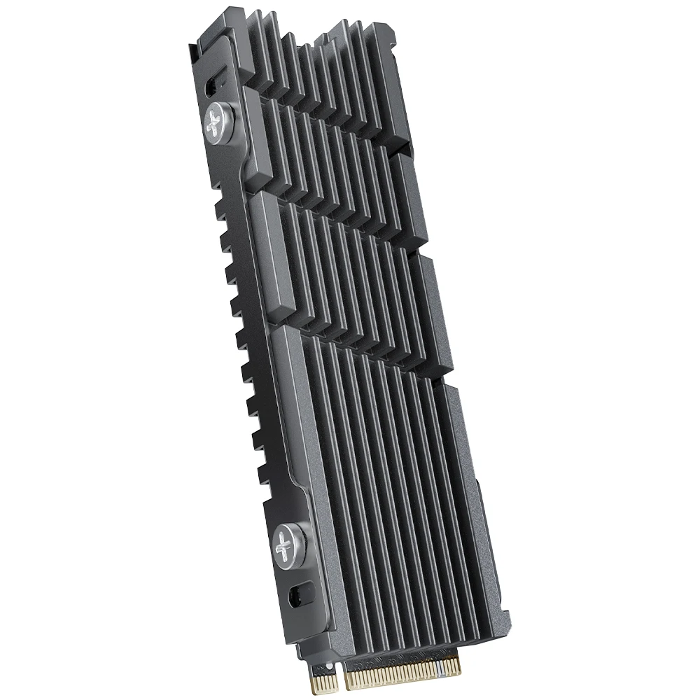 JEYI Cooler II 2280 SSD Radiator M.2 NVME Radiator ze stopu magnezu i aluminium PC Wydajny radiator z termiczną podkładką silikonową — zdjęcie 2
