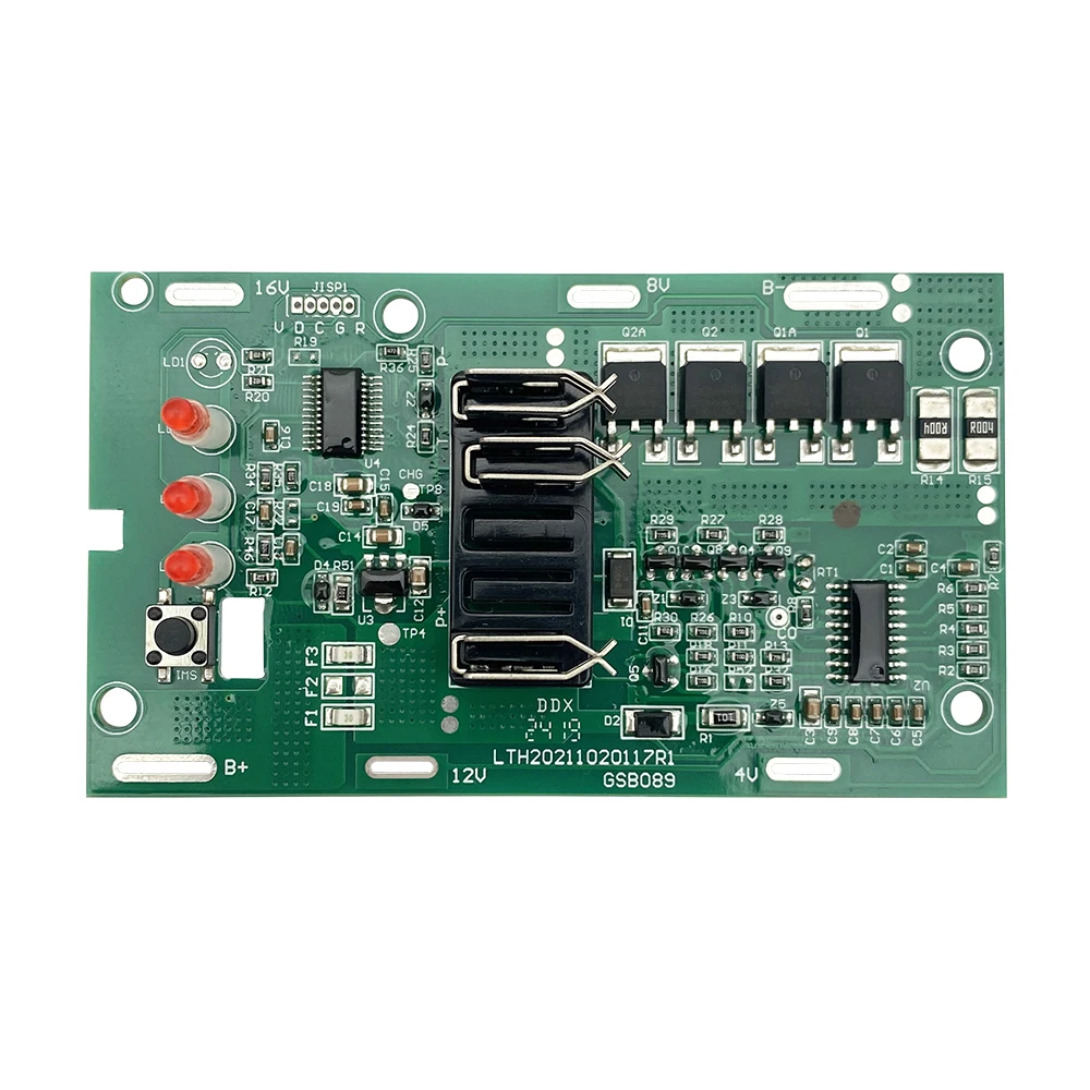 Imagem -06 - Caixa de Plástico para Bateria de Íon-lítio Placa de Circuito de Proteção de Carregamento Caixa Pcb para Enhell Power X-change 18v 20v Lítio 4511396