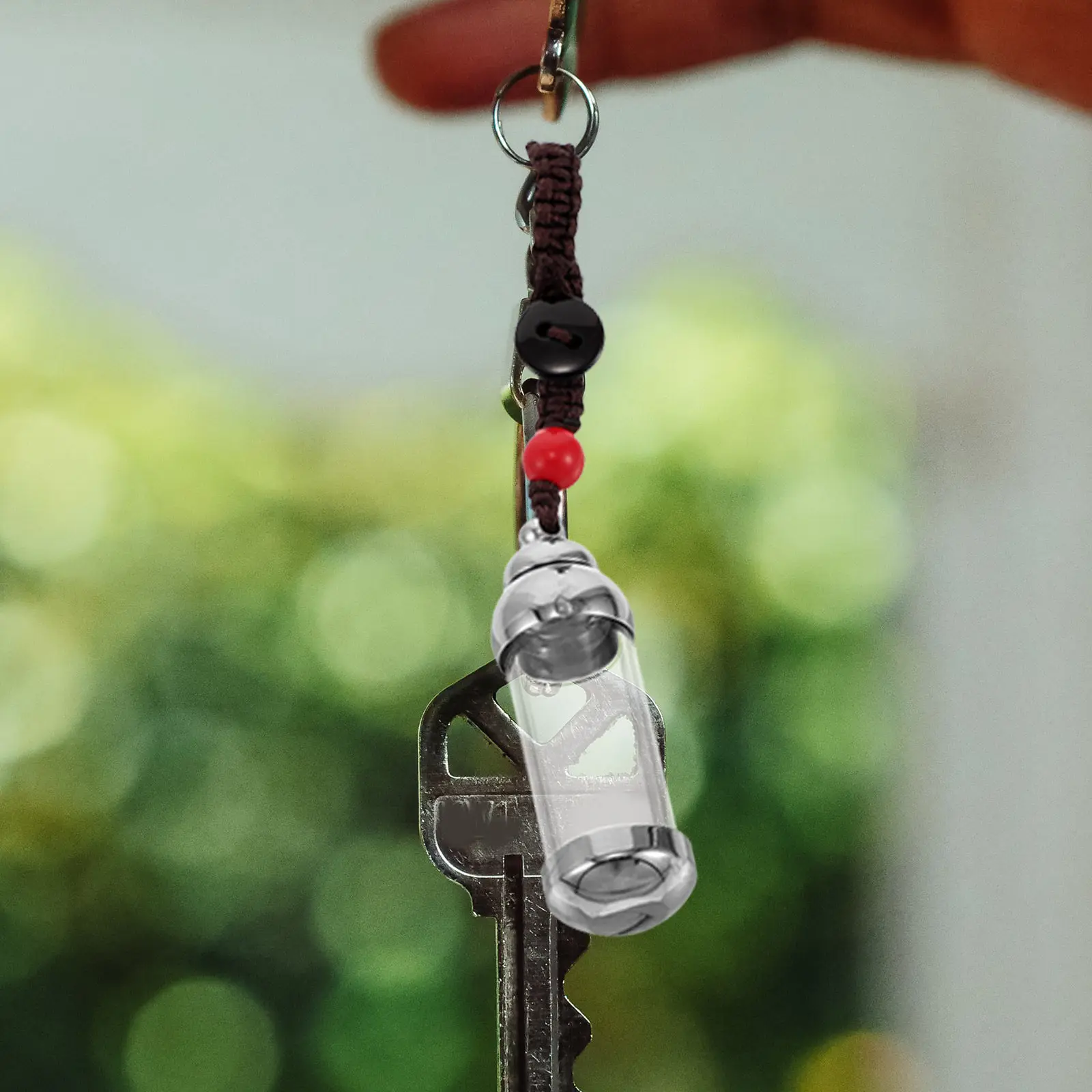 Tiny Glass Jar Keyc…