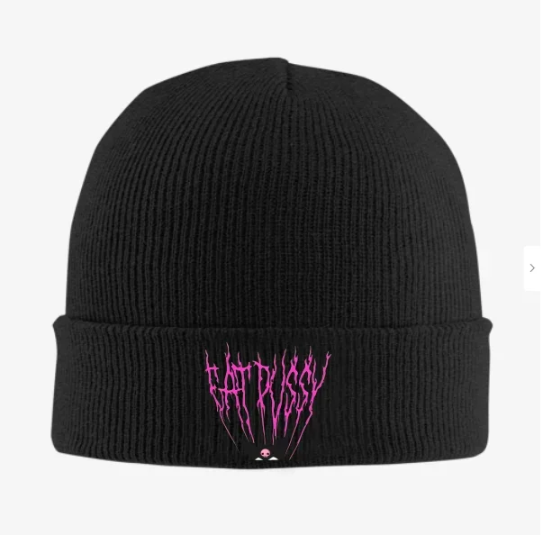 

New Personality Succubus-Tattoo-Cat-Demon Logo Beanies Hat Men Woman Fashion Winter Warm Hat Knitted Soft Caps Bone Ski Skullies